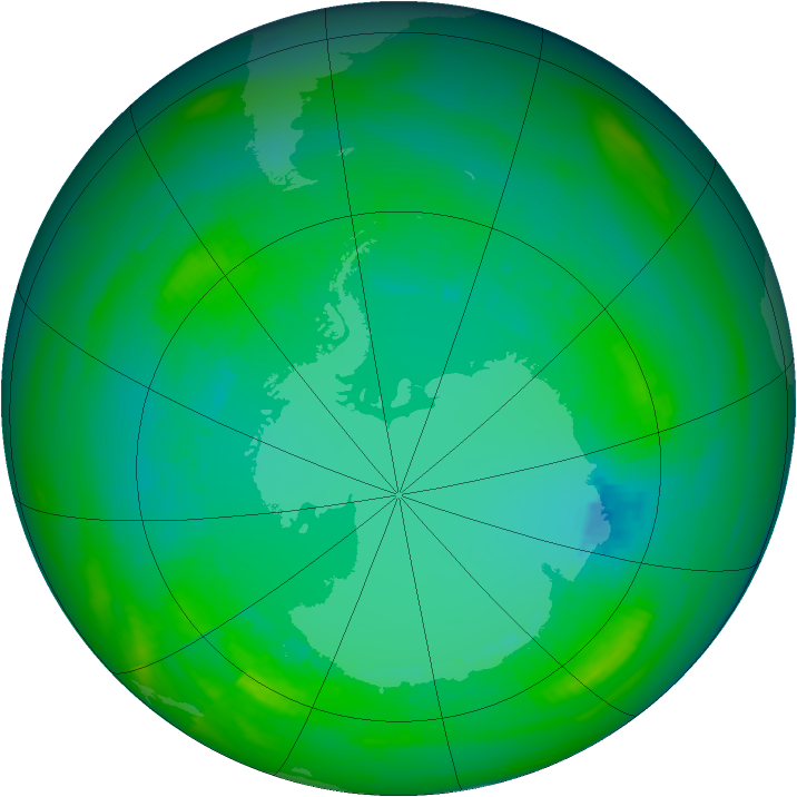 Ozone Map 1983-08-11